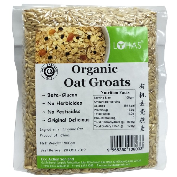 Organic Oat Groats Lohas