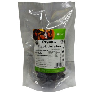 Organic Black Jujubes