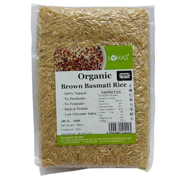 Organic Brown Basmati Rice Lohas