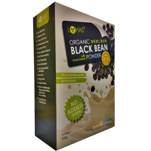 Organic Black Bean with Green Kernel Powder