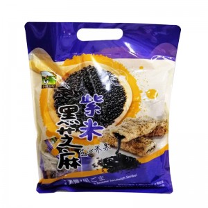 Natural Brown Rice Crackers & Cookies Purple Rice & Black Sesame ( Vegetarian)