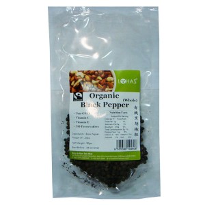 Organic Black Pepper – Whole