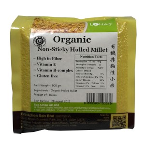 Organic Non-Sticky Hulled Millet